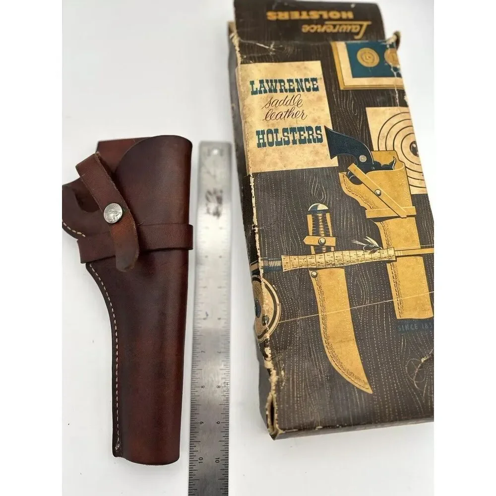 VINTAGE GEORGE LAWRENCE LEATHER HOLSTER IC 522 RH Colt 38 6